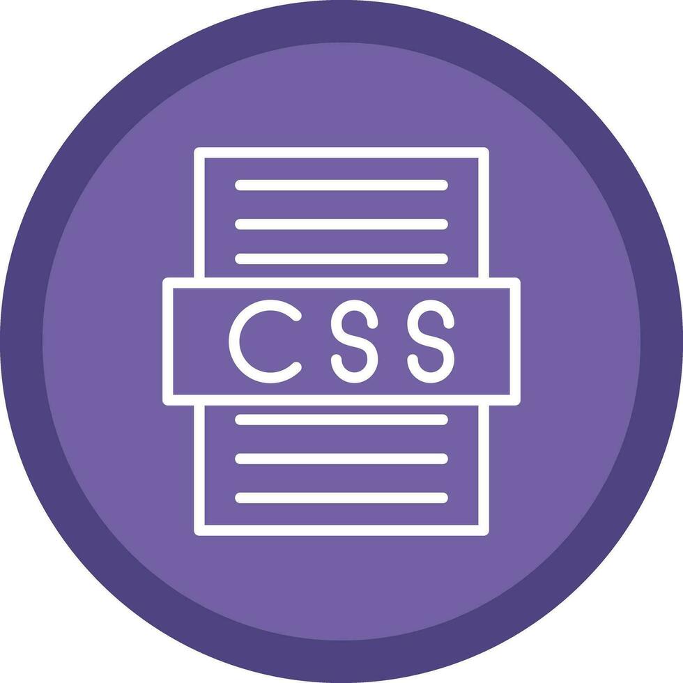 Css file Vector Icon Design