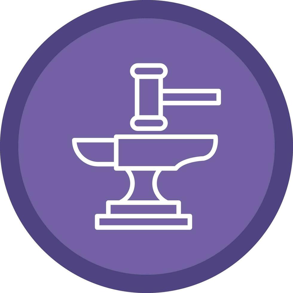Anvil Vector Icon Design