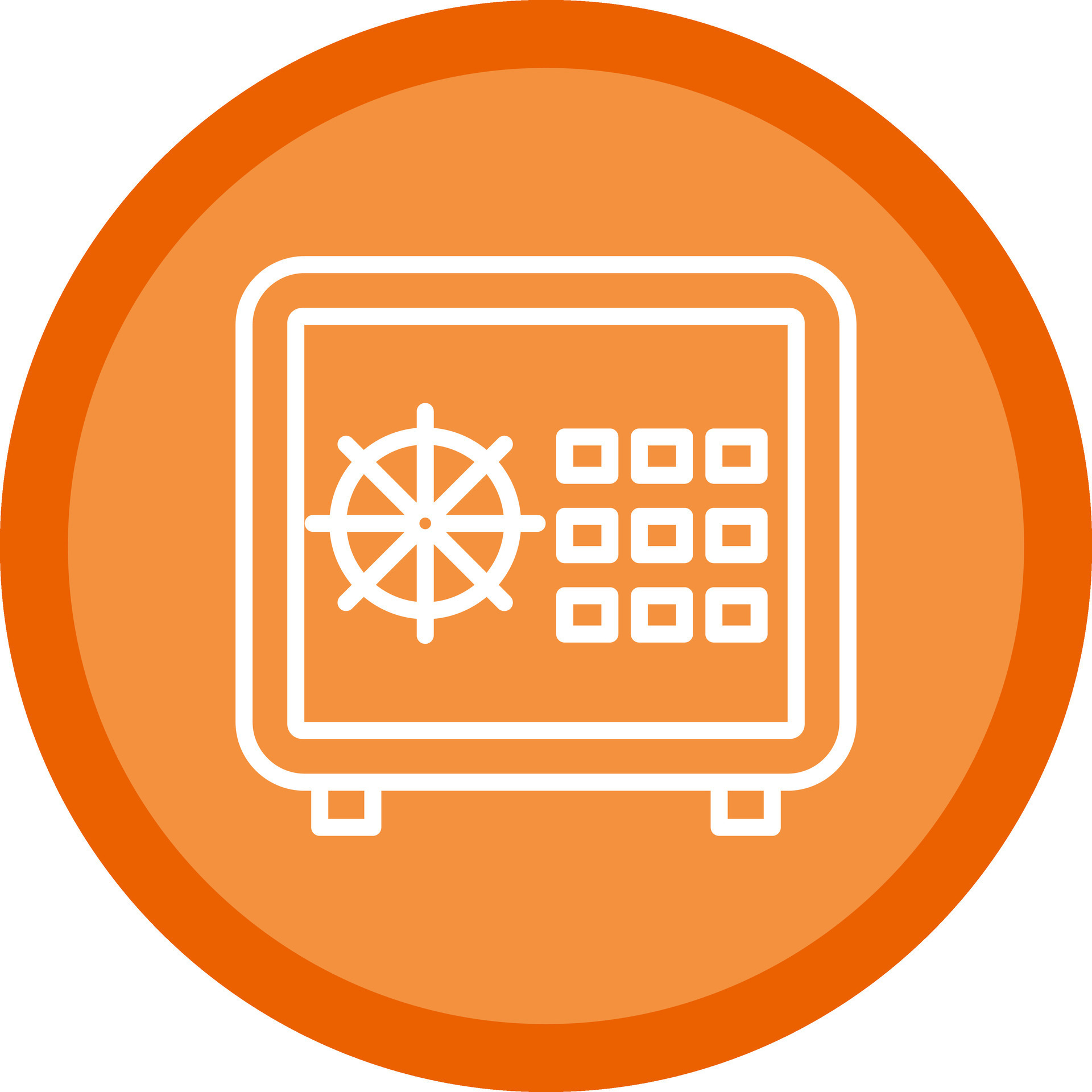 Safe locker Vector Icon Design 25639537 Vector Art at Vecteezy