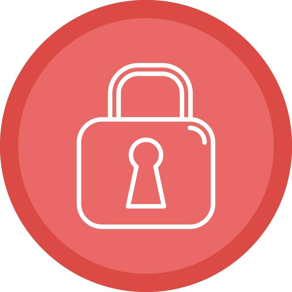Locked Vector Icon Design