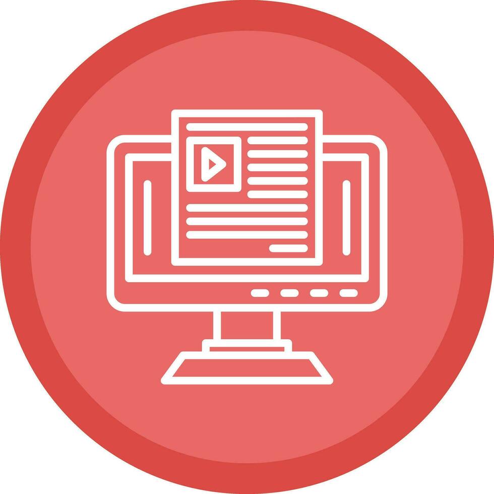 Blogging Vector Icon Design