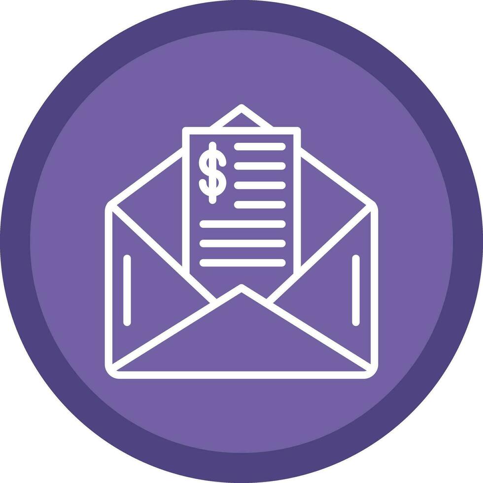 Paycheck Vector Icon Design