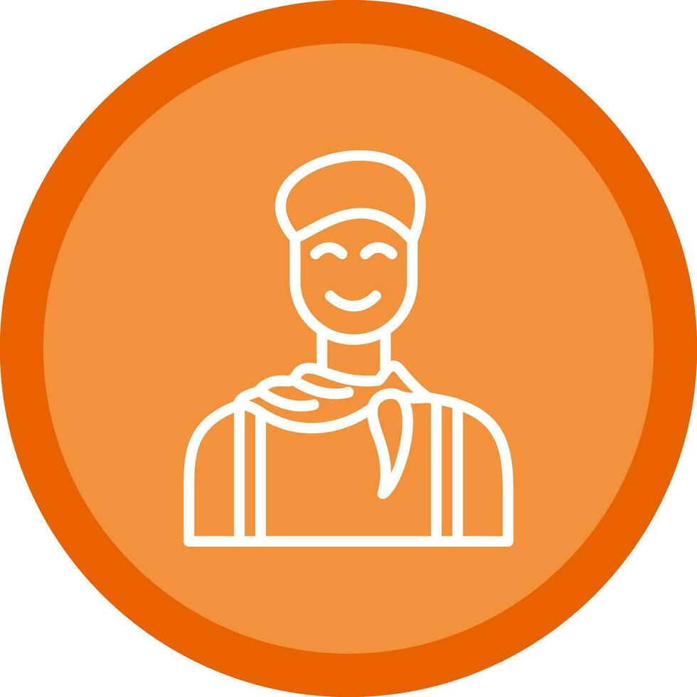 Mime Vector Icon Design