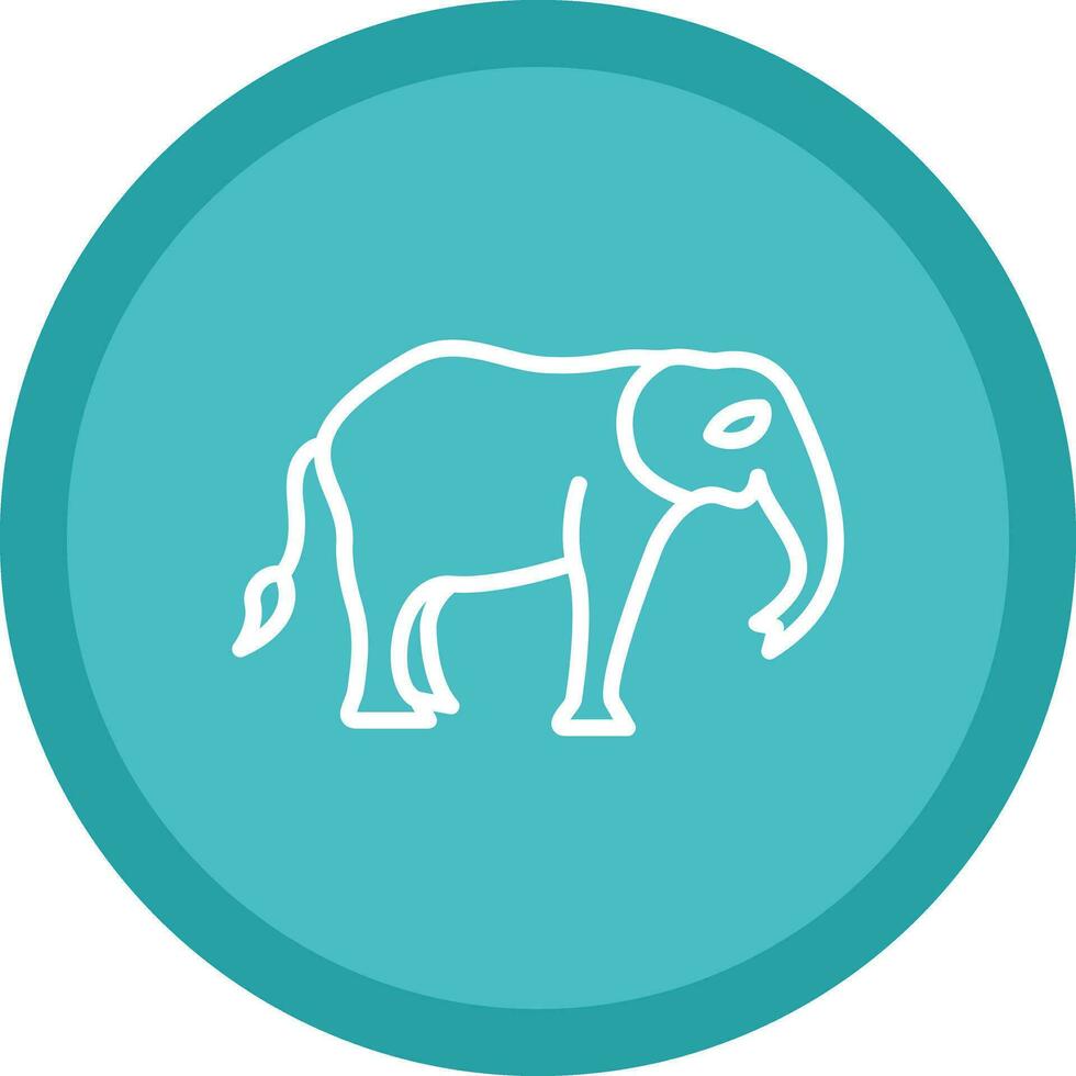 diseño de icono de vector de elefante