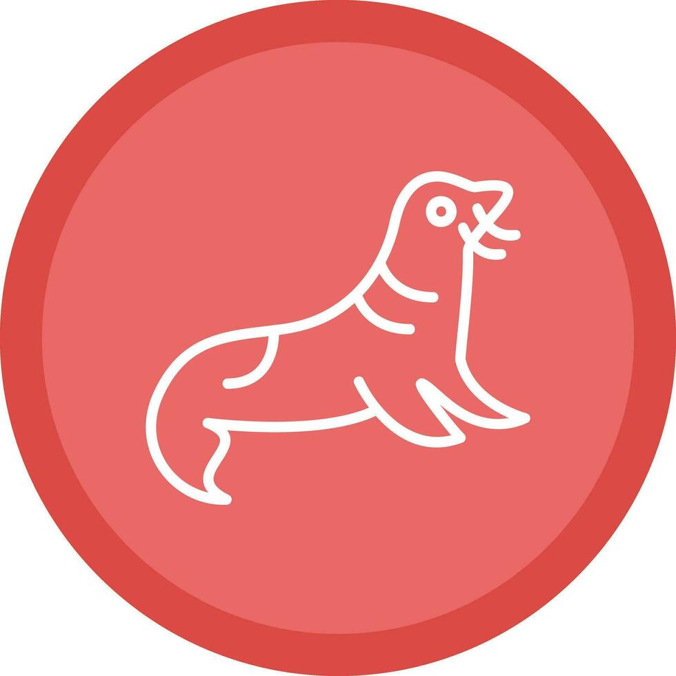 Seal Vector Icon Design