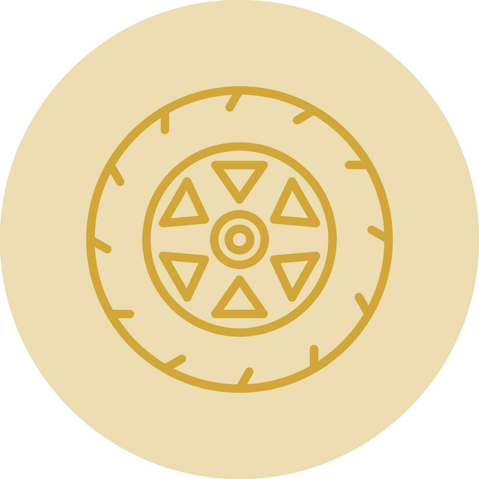 Wheels Vector Icon Design