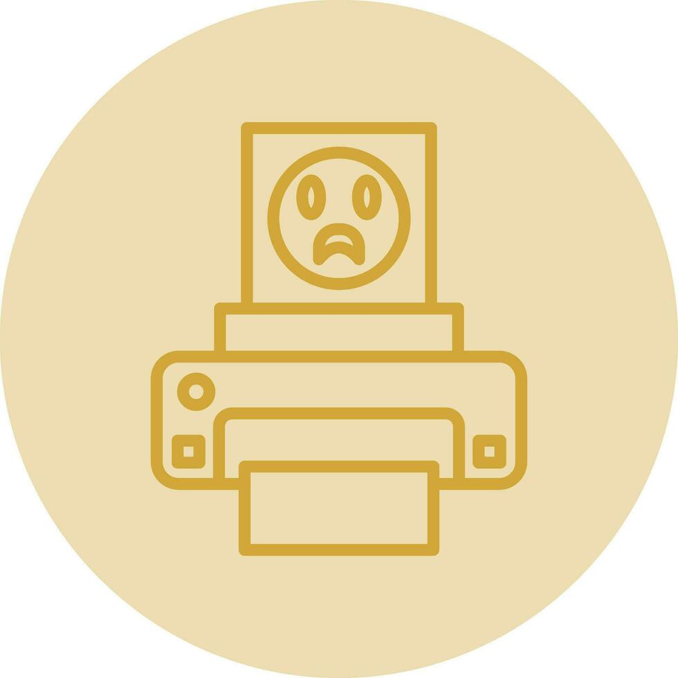 Photo print Vector Icon Design