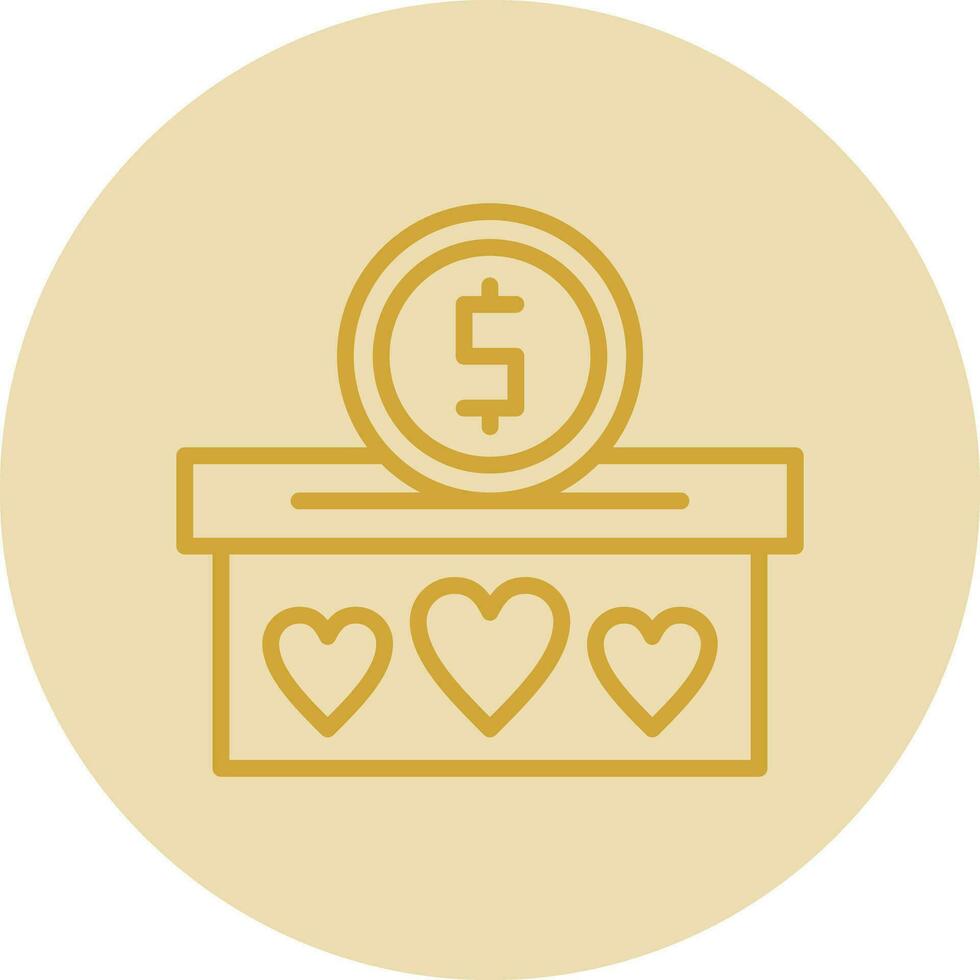Donation Vector Icon Design