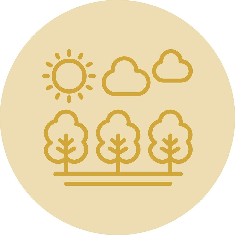 Forest Vector Icon Design