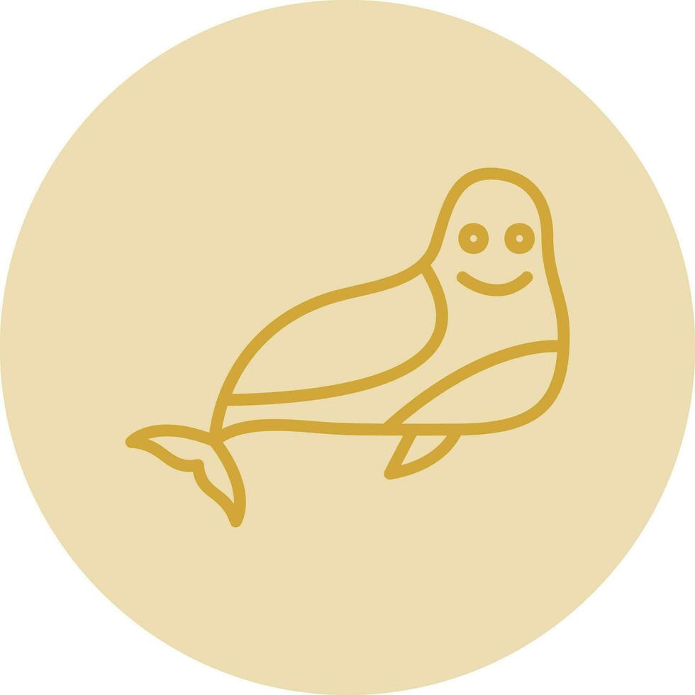 Seal Vector Icon Design