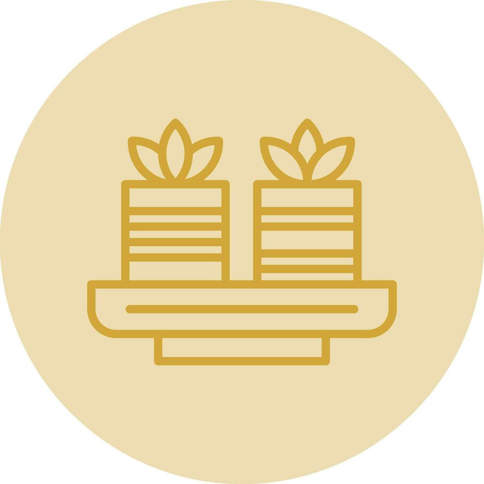 Khanom chan Vector Icon Design
