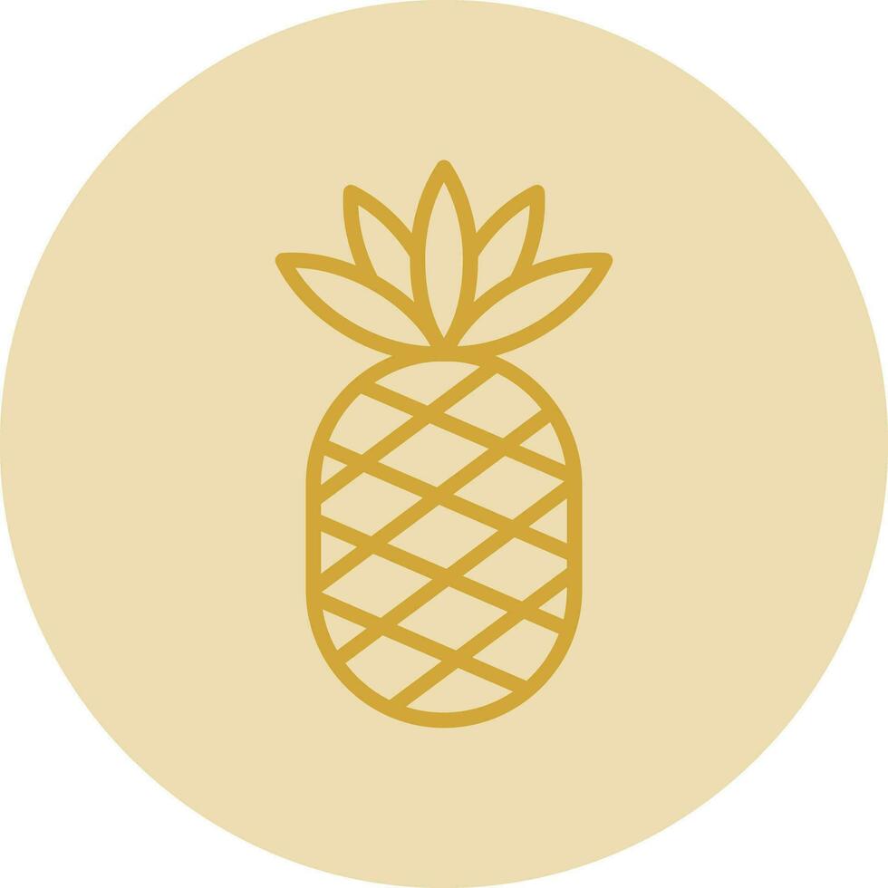 Pineapple Vector Icon Design