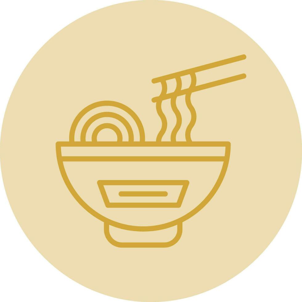 Noodles Vector Icon Design