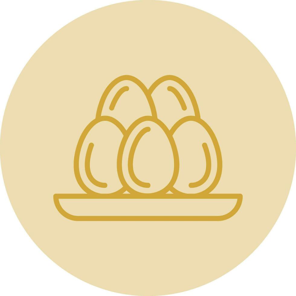 diseño de icono de vector de huevos