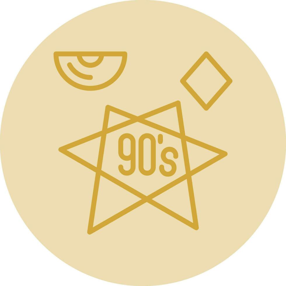 90s Vector Icon Design