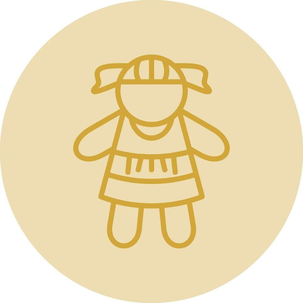 Doll Vector Icon Design