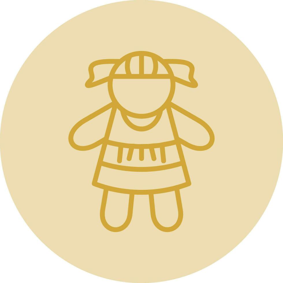 Doll Vector Icon Design