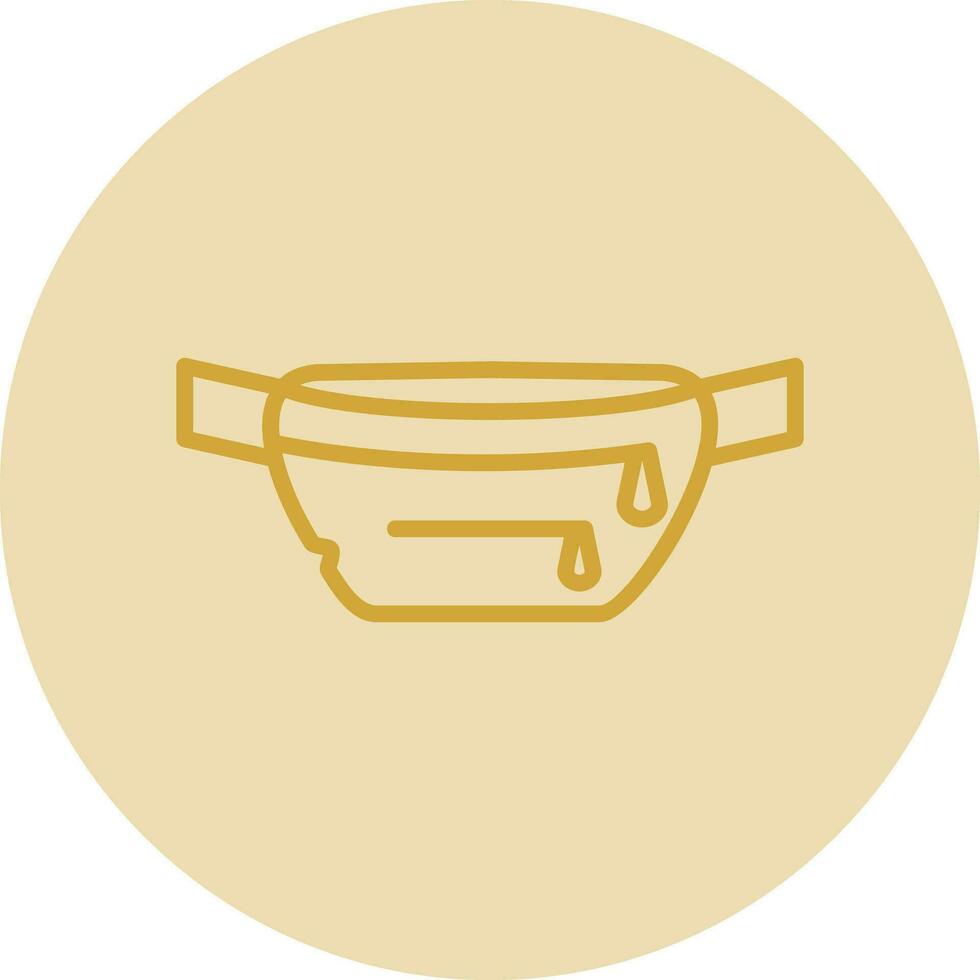 Fanny pack Vector Icon Design