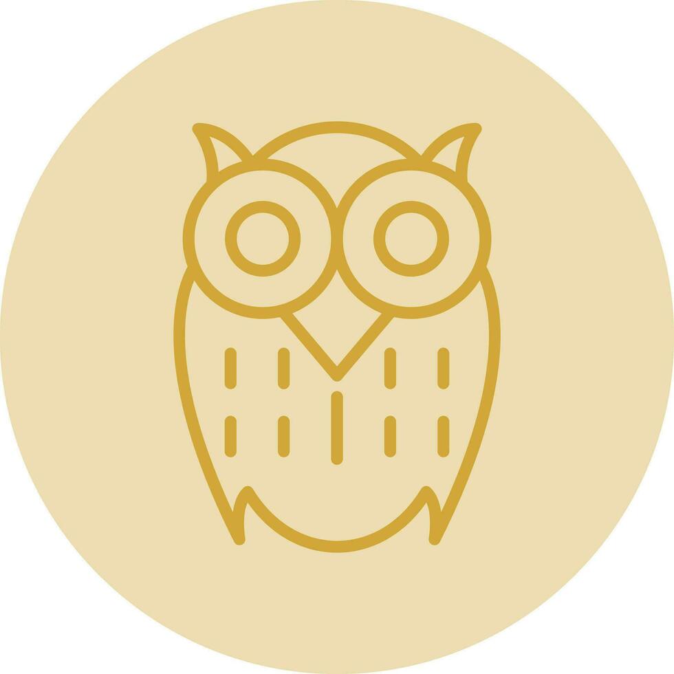 Owl Vector Icon Design