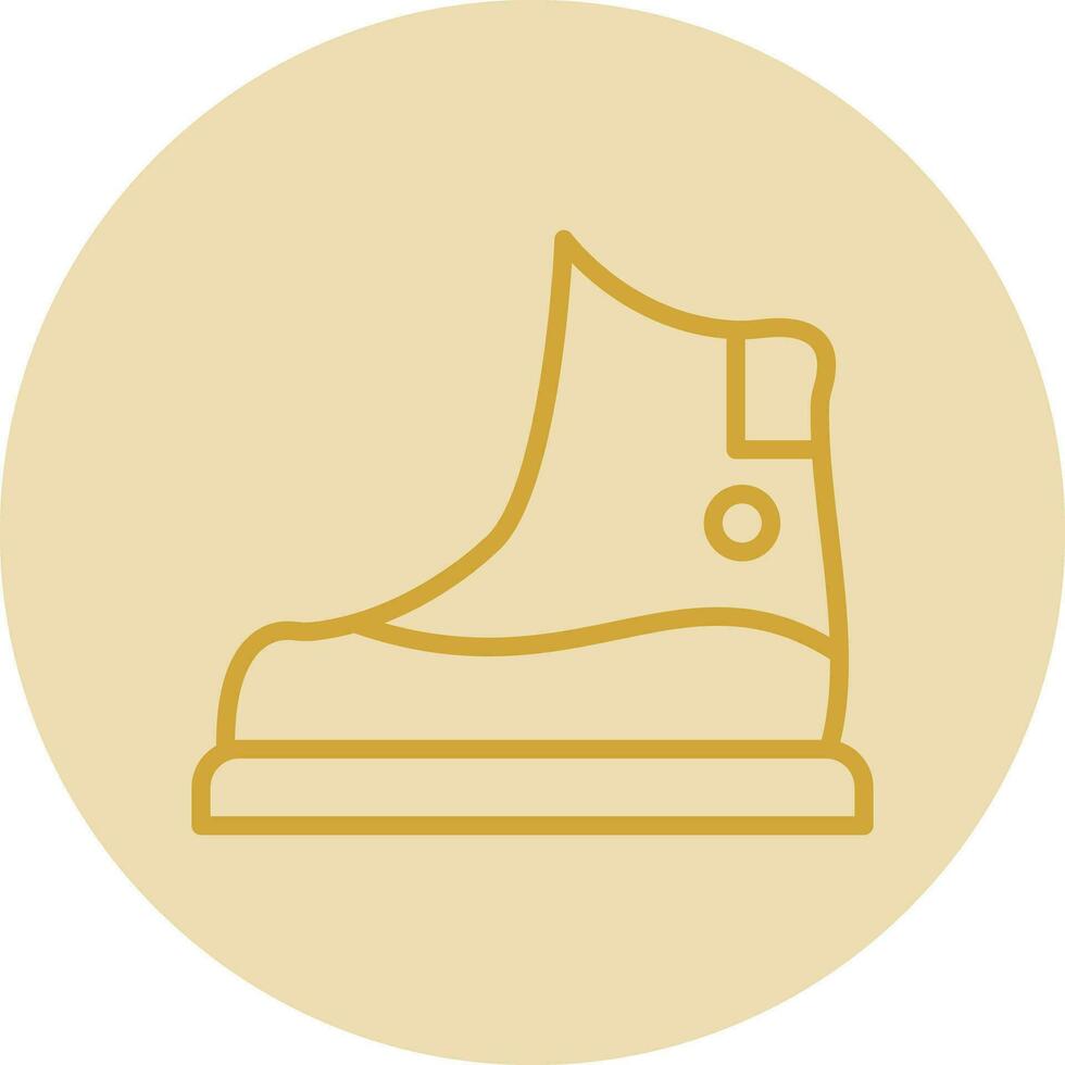 Snow boot Vector Icon Design