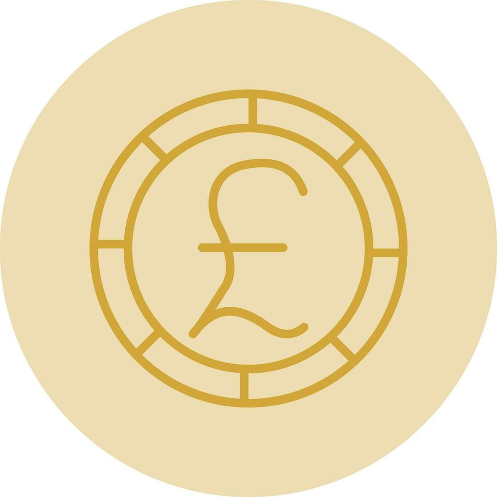 Pound Vector Icon Design