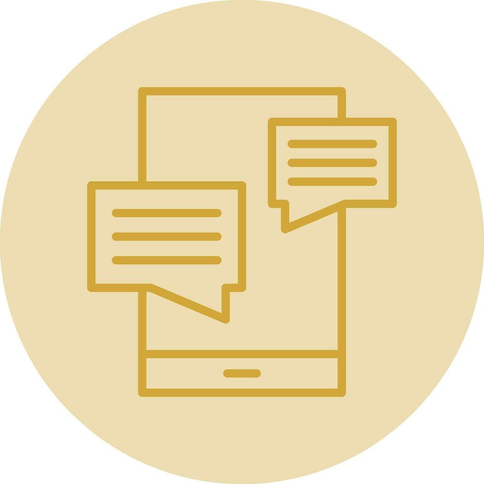 Conversation Vector Icon Design