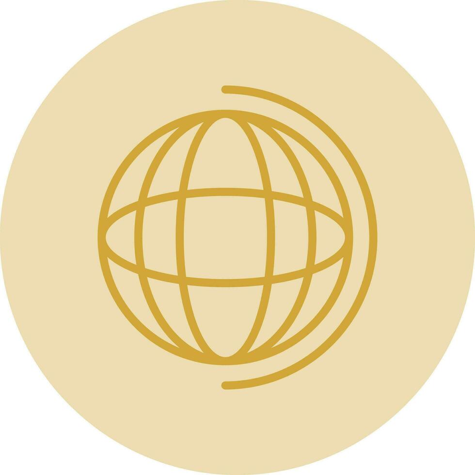 Earth globe Vector Icon Design