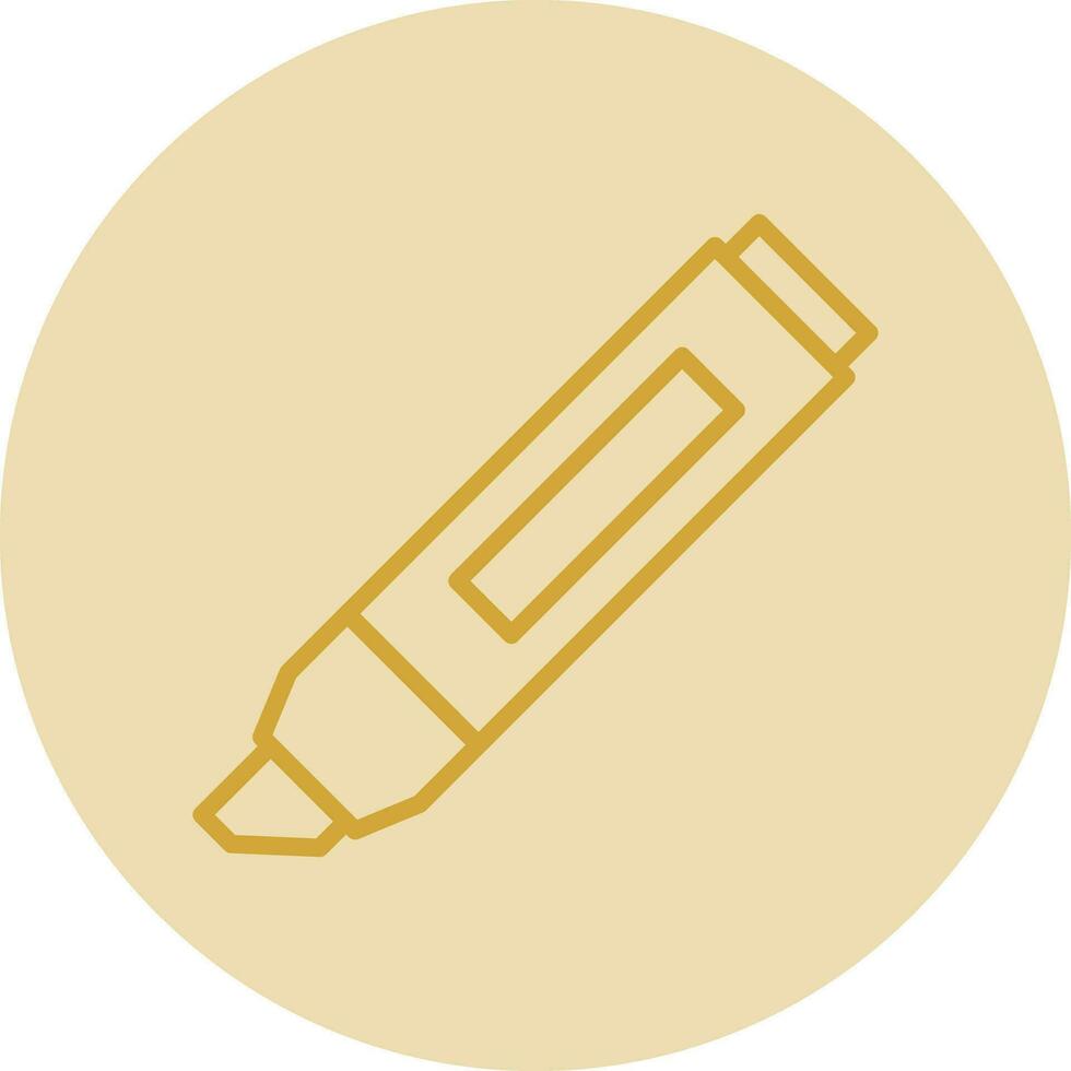Highlighter Vector Icon Design