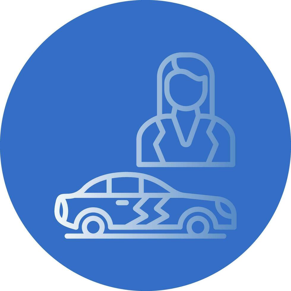 Saleswoman Vector Icon Design