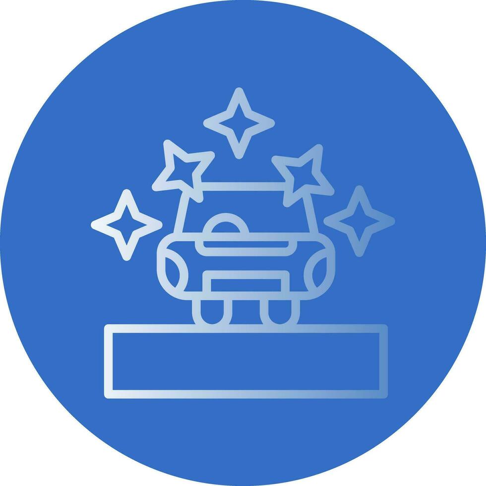 Car showroom Vector Icon Design