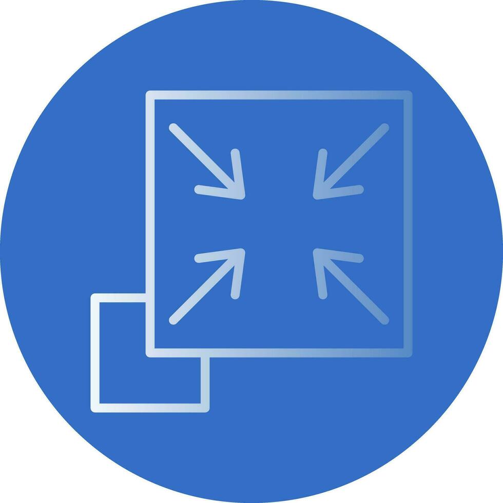 Resizing Vector Icon Design
