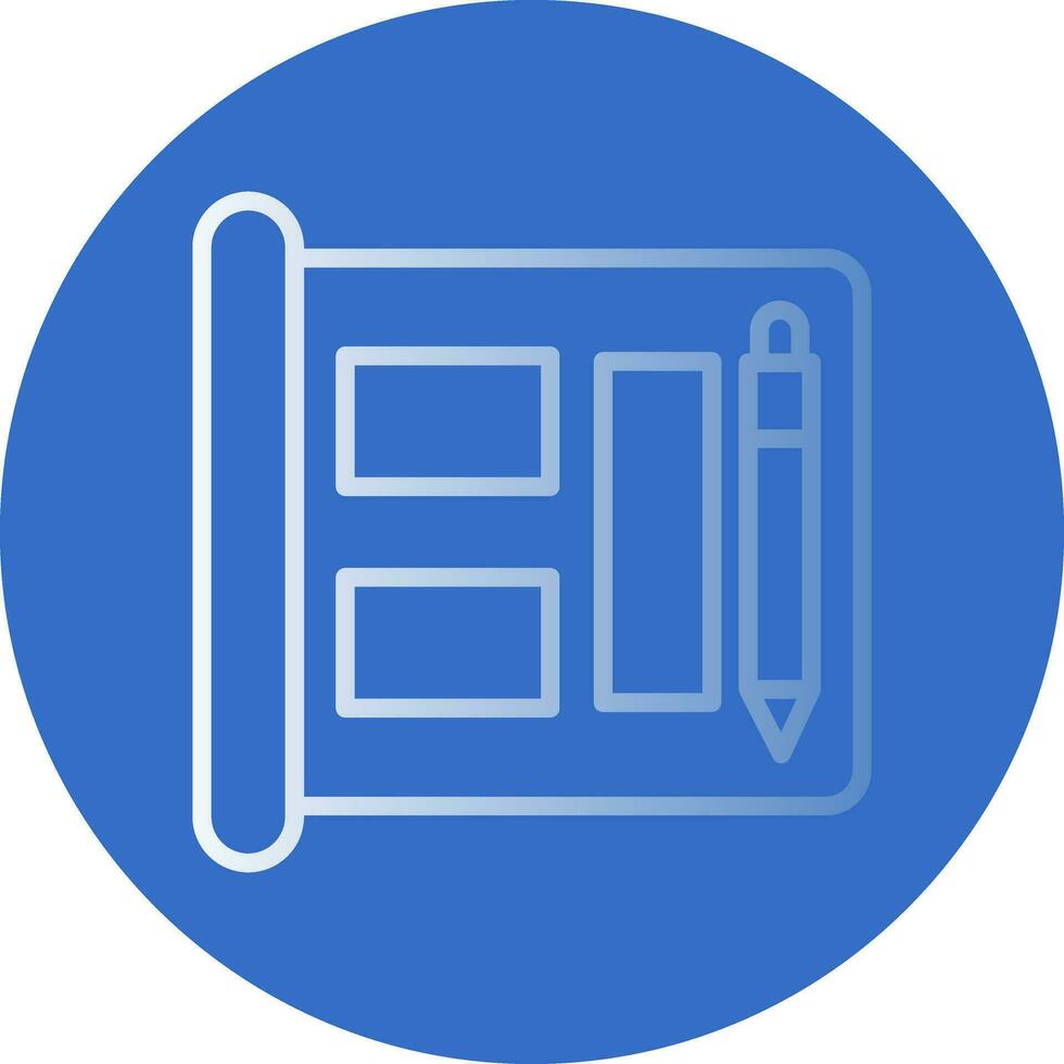 Blueprint Vector Icon Design
