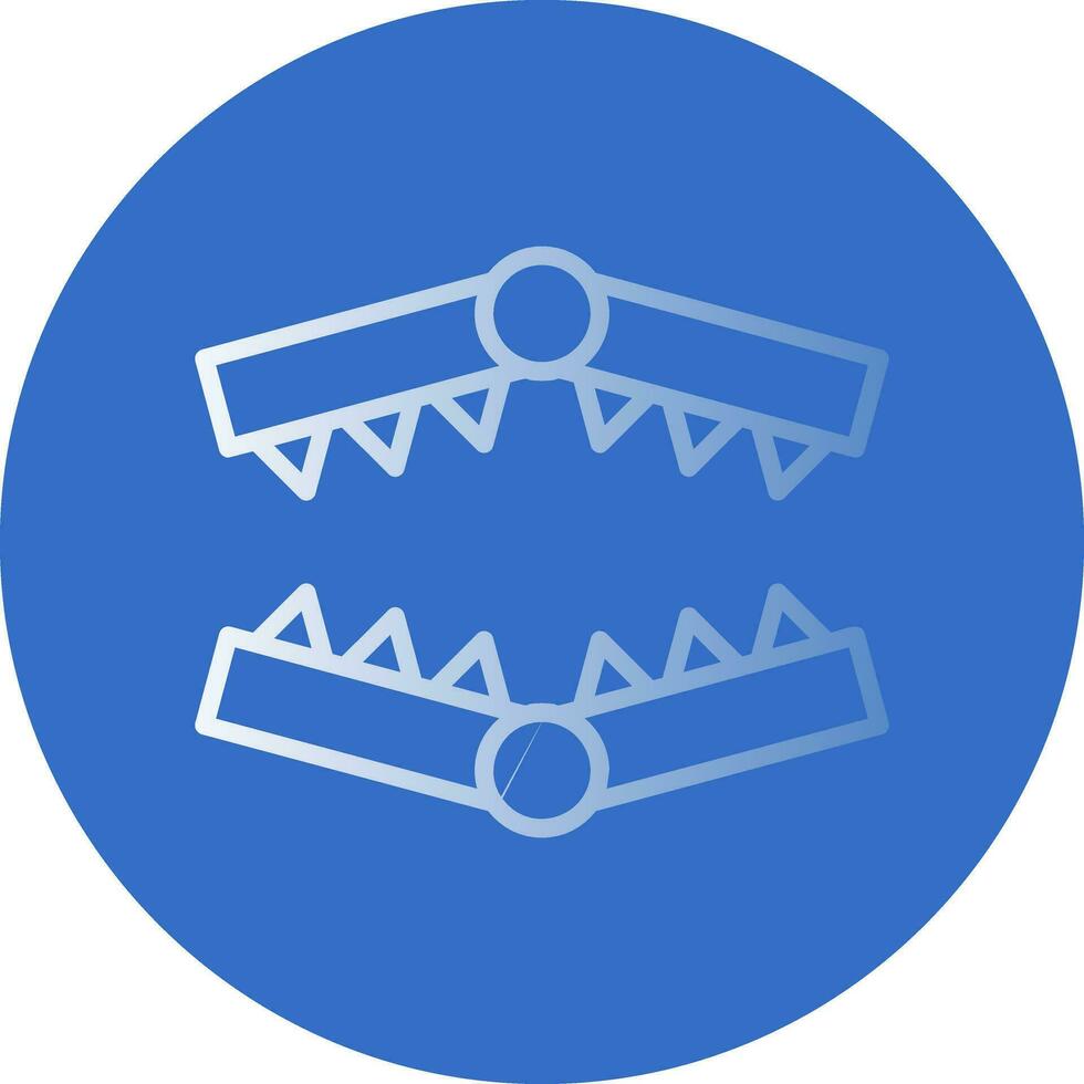 Bear trap Vector Icon Design