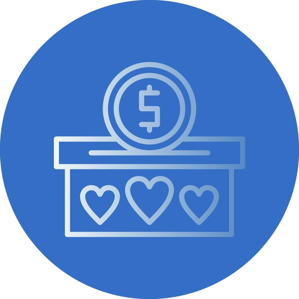 Donation Vector Icon Design