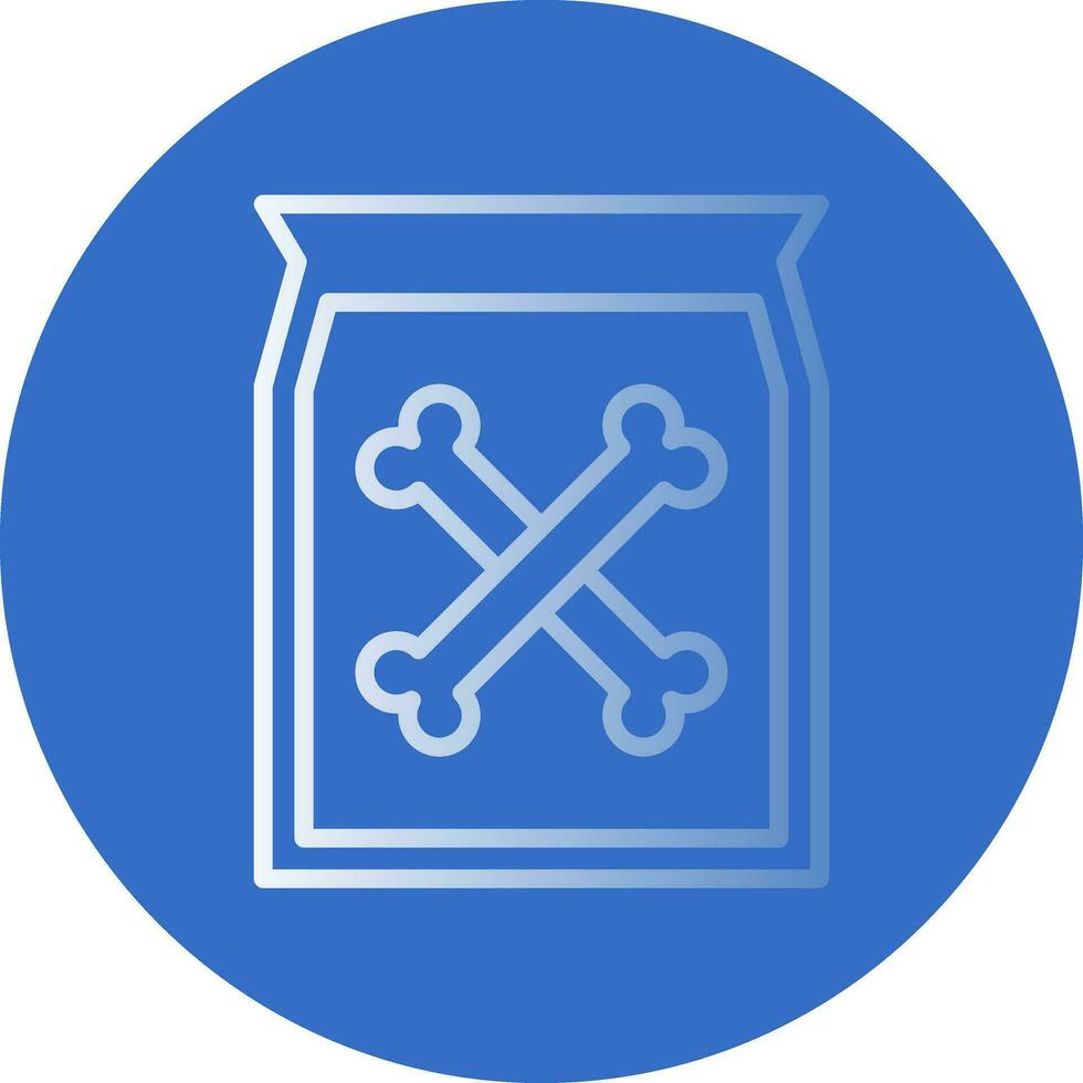 Dog food Vector Icon Design