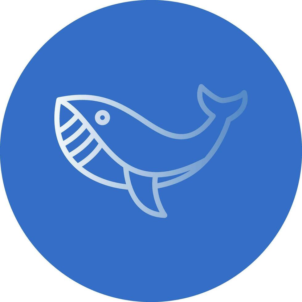 Whale Vector Icon Design