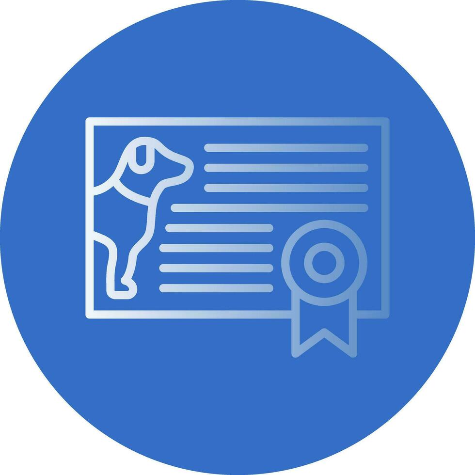 Certificate Vector Icon Design
