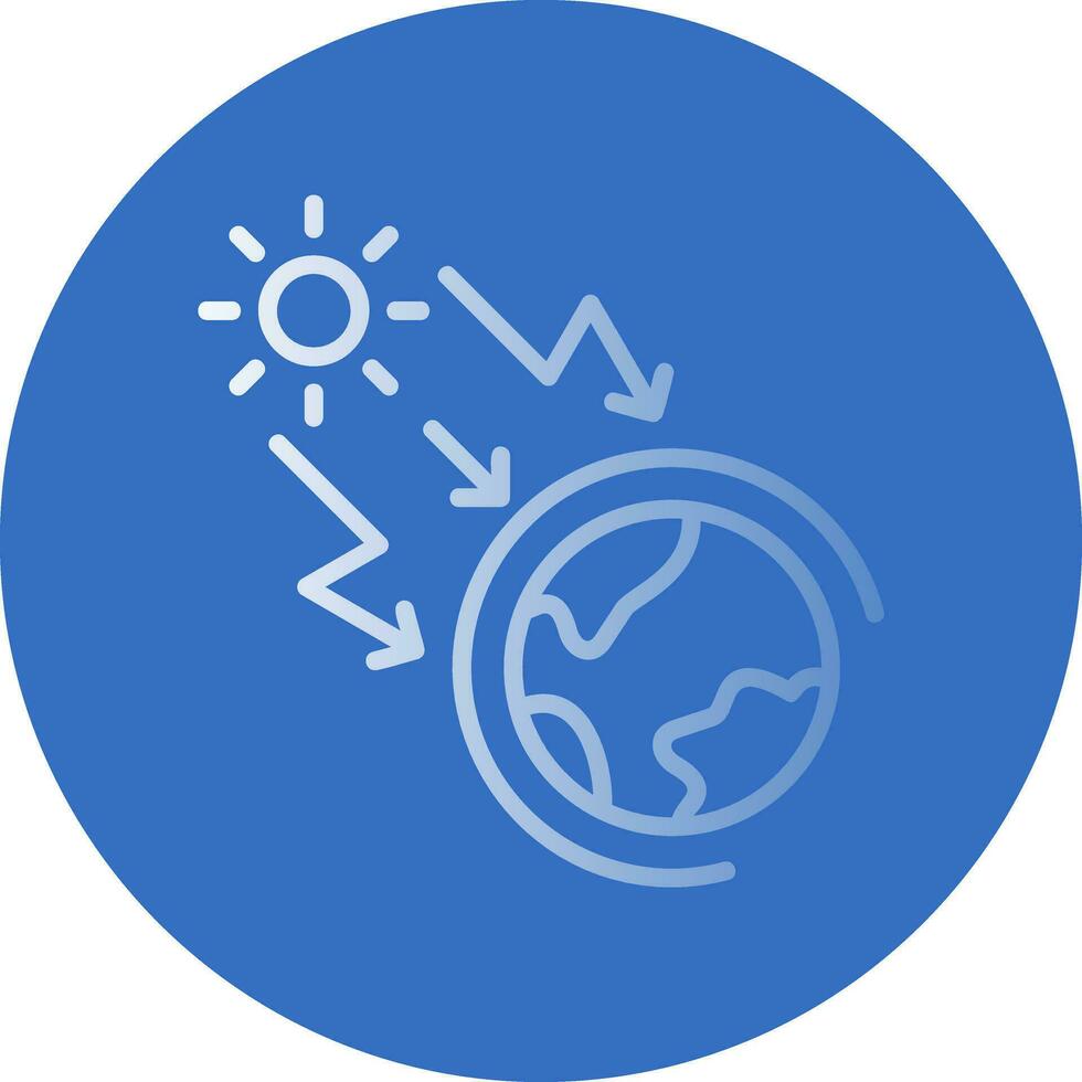 Greenhouse effect Vector Icon Design