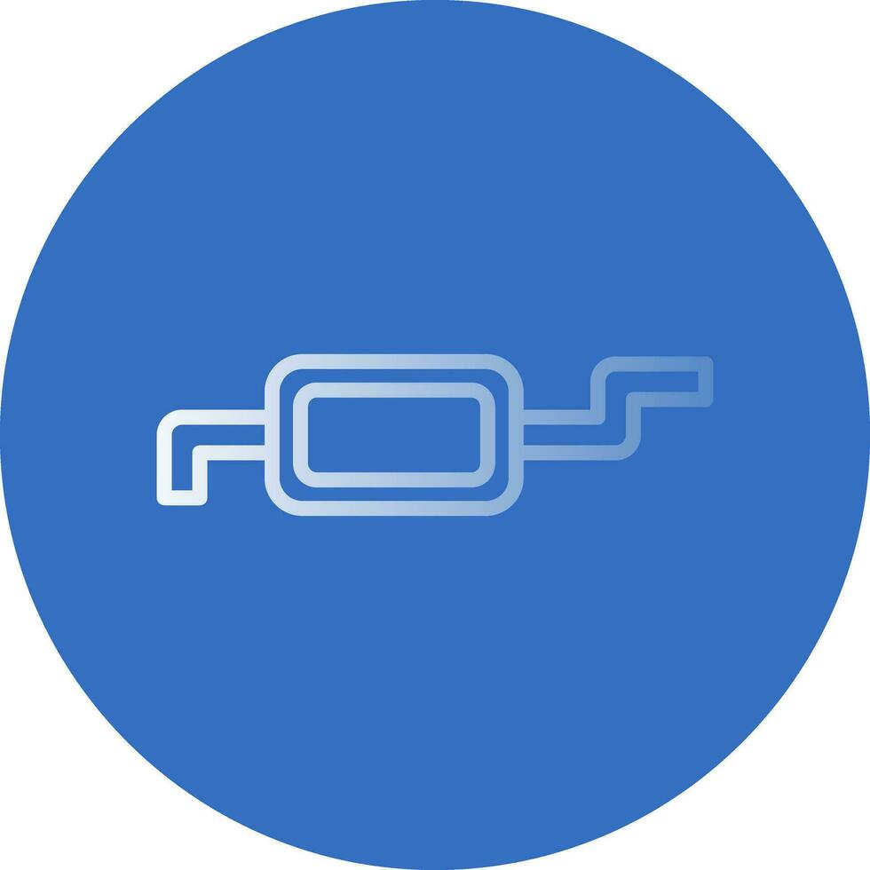 Muffler Vector Icon Design