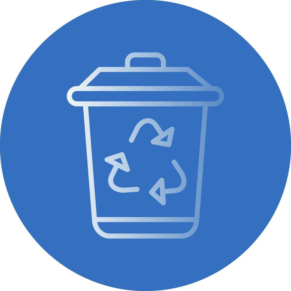 Recycle bin Vector Icon Design