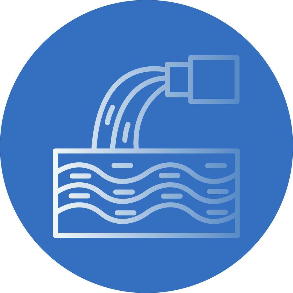 Waste water Vector Icon Design