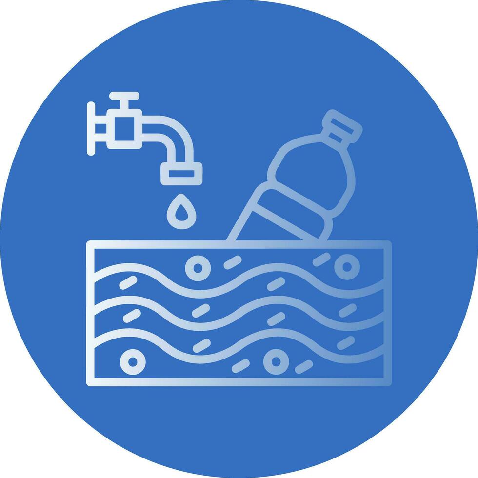 Water pollution Vector Icon Design
