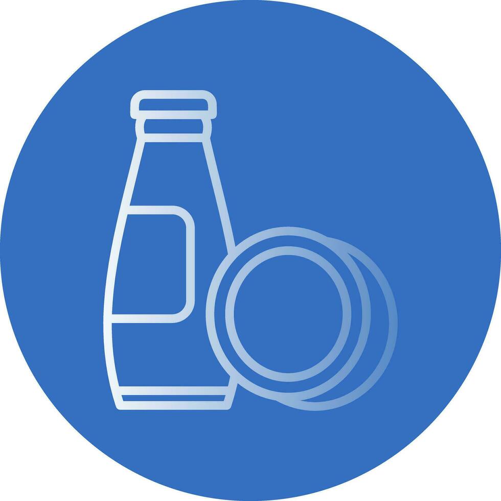 Coconut milk Vector Icon Design