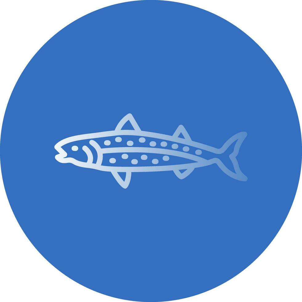 Mackerel Vector Icon Design