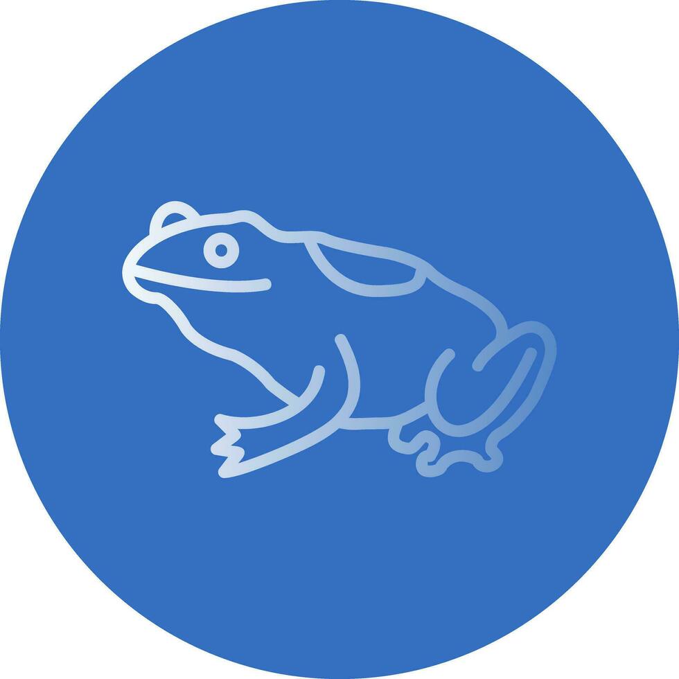 diseño de icono de vector de rana