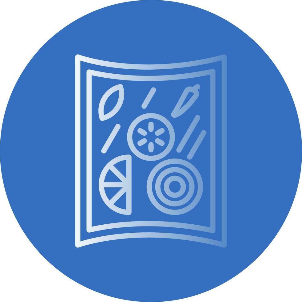 Papaya salad Vector Icon Design