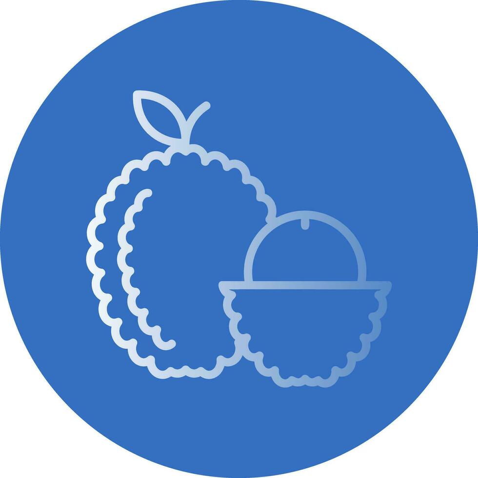 Lychee Vector Icon Design