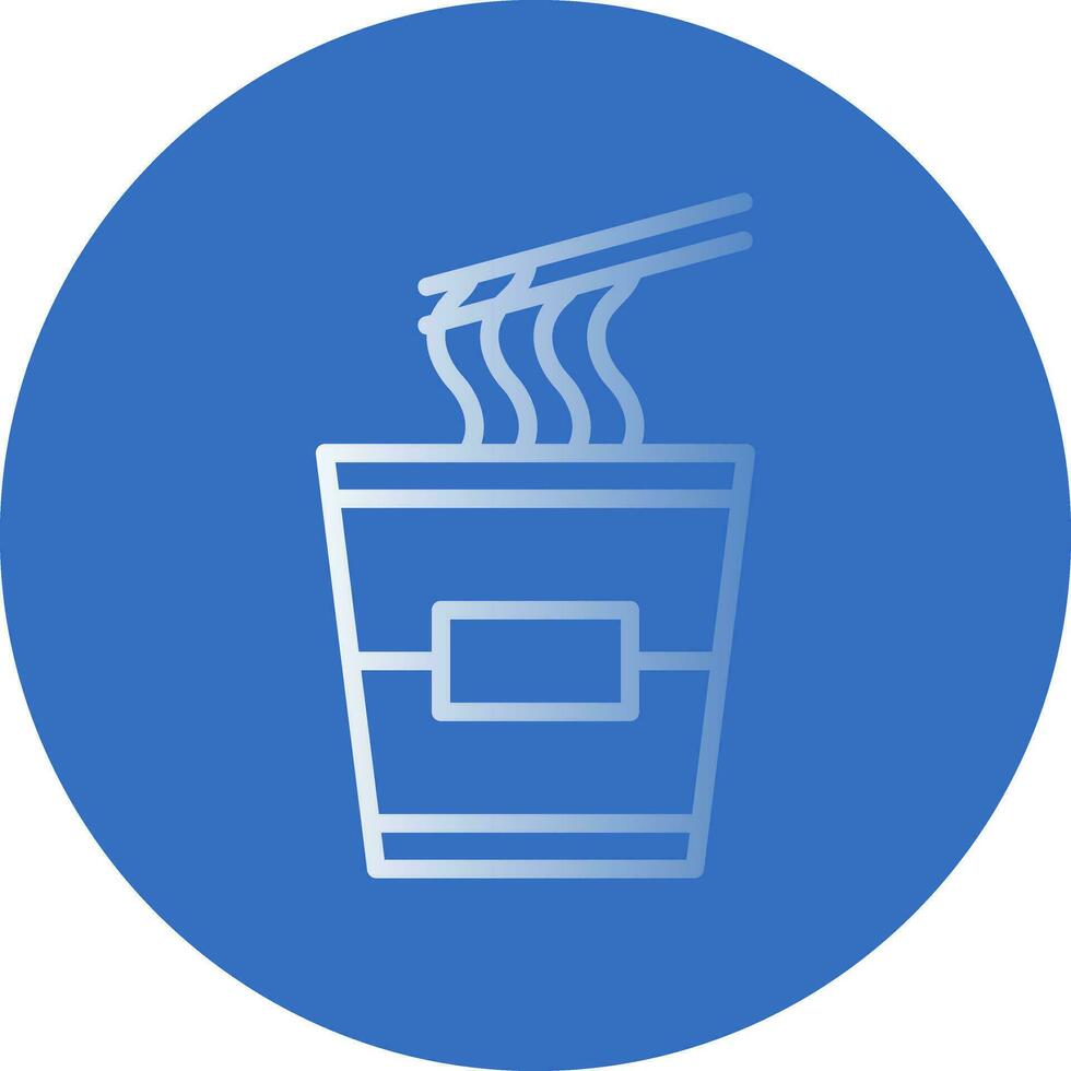 Instant noodles Vector Icon Design