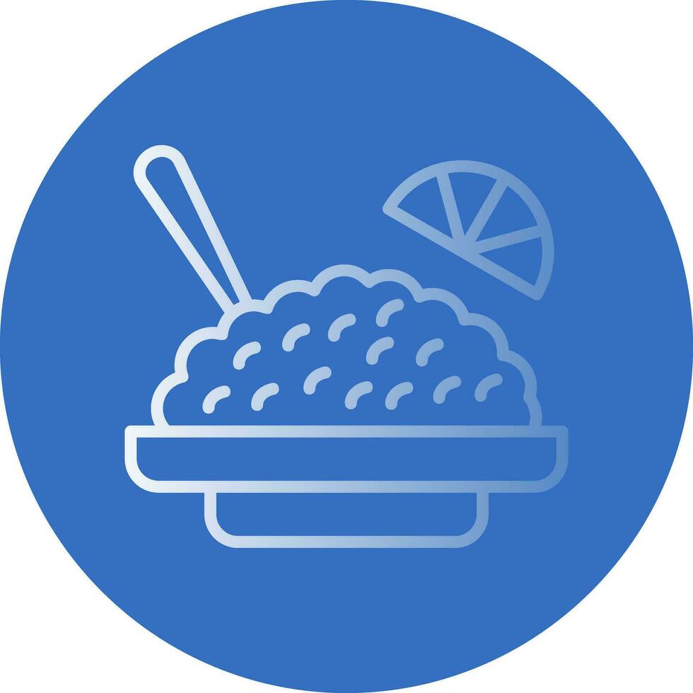 American fried rice Vector Icon Design