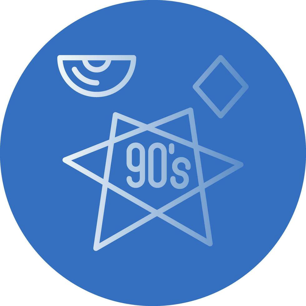 90s vector icono diseño